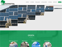 Tablet Screenshot of ekoinstalacje.pl